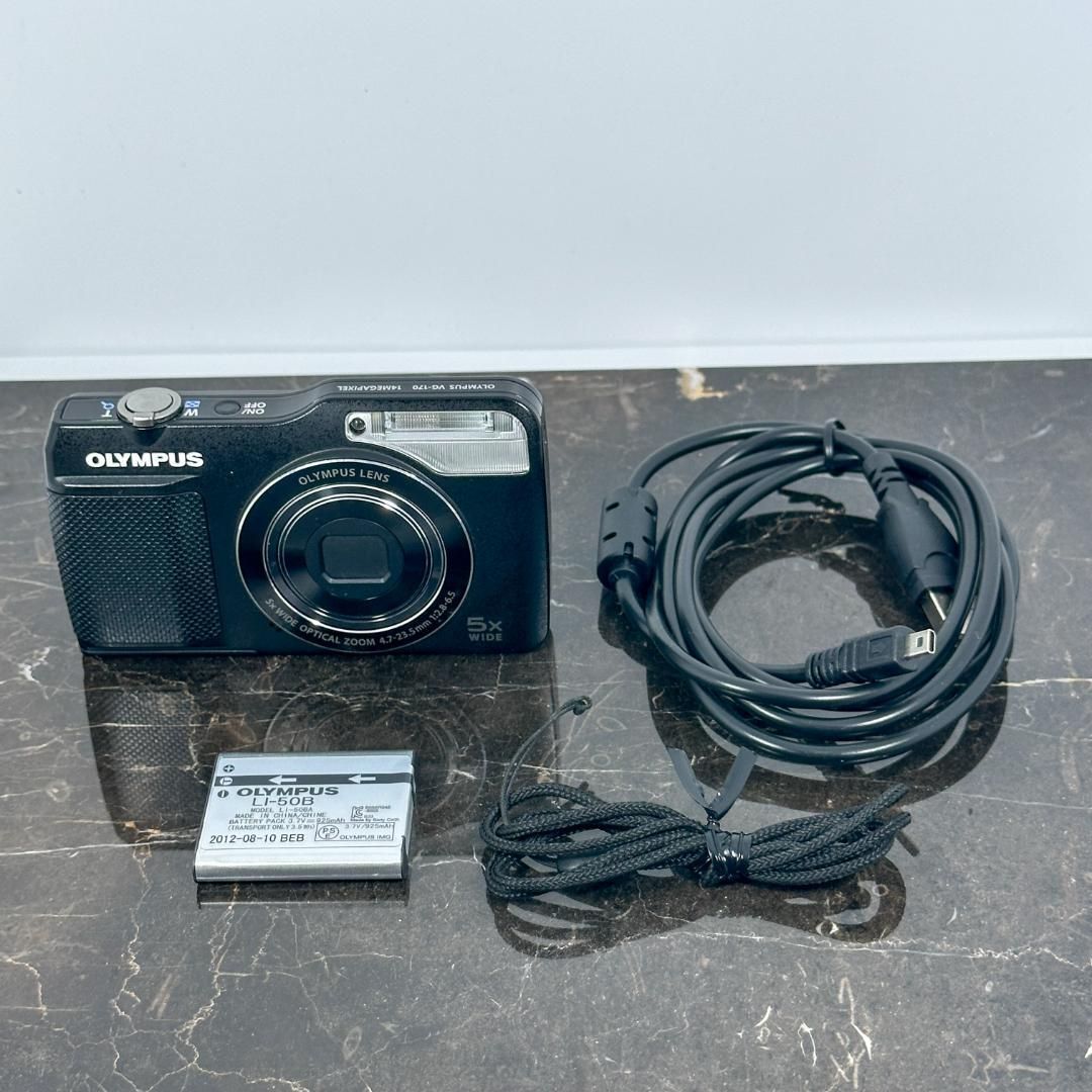 OLYMPUS VG-170 ブラック オリンパス コンパクトデジカメ