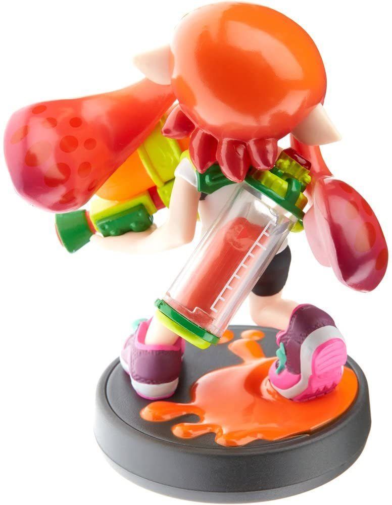 スプラトゥーン アミーボ amiibo ガール ネオンピンク オレンジ amiibo アミーボ ガール スプラトゥーン フィギュア Inkling Girl