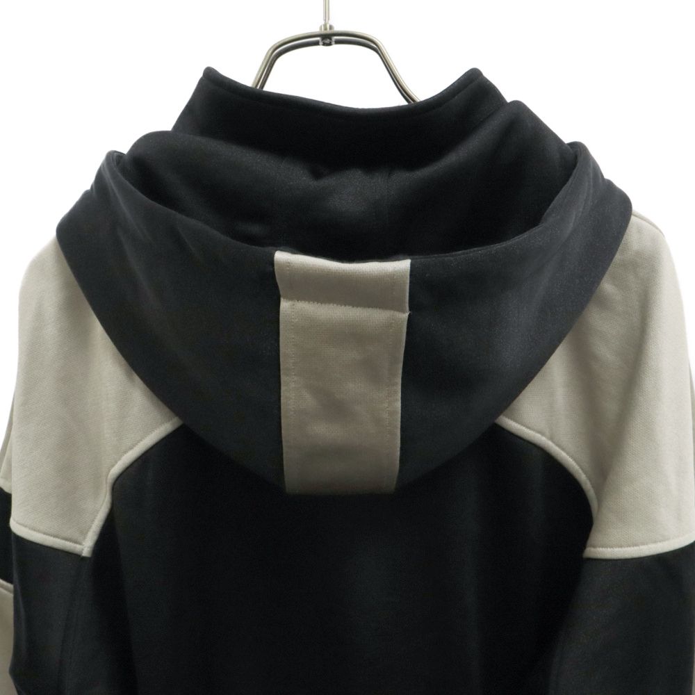 SAINT LAURENT PARIS (サンローランパリ) ロゴ刺繍 バイカラー ジップ  