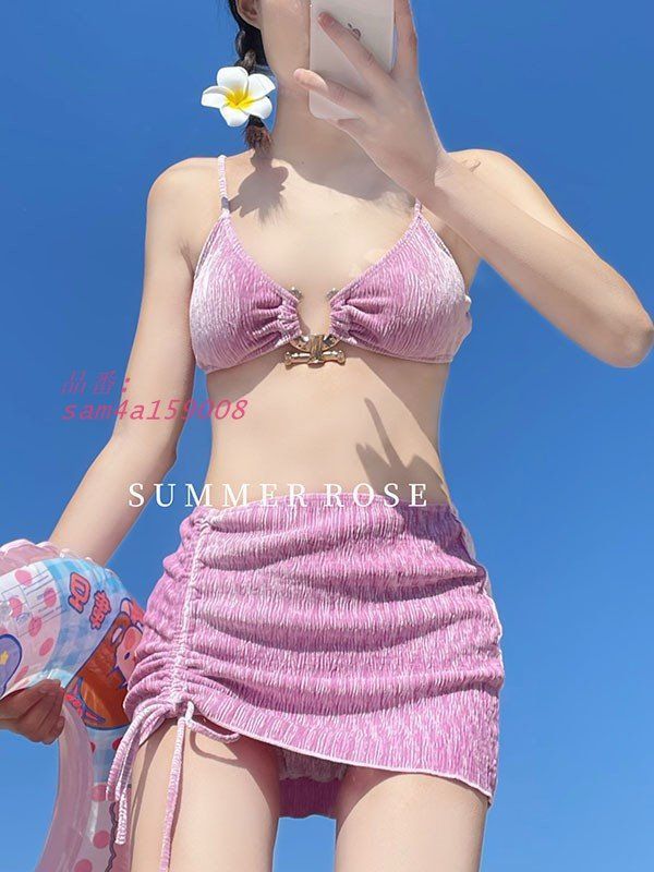 便利そうな レディース 水着 ビキニ スカート パッド付 かわいい 夏 S グリーン ビーチ プール M セクシー ピンク 小胸 オトナ女子 海 温泉旅行 am4a159008