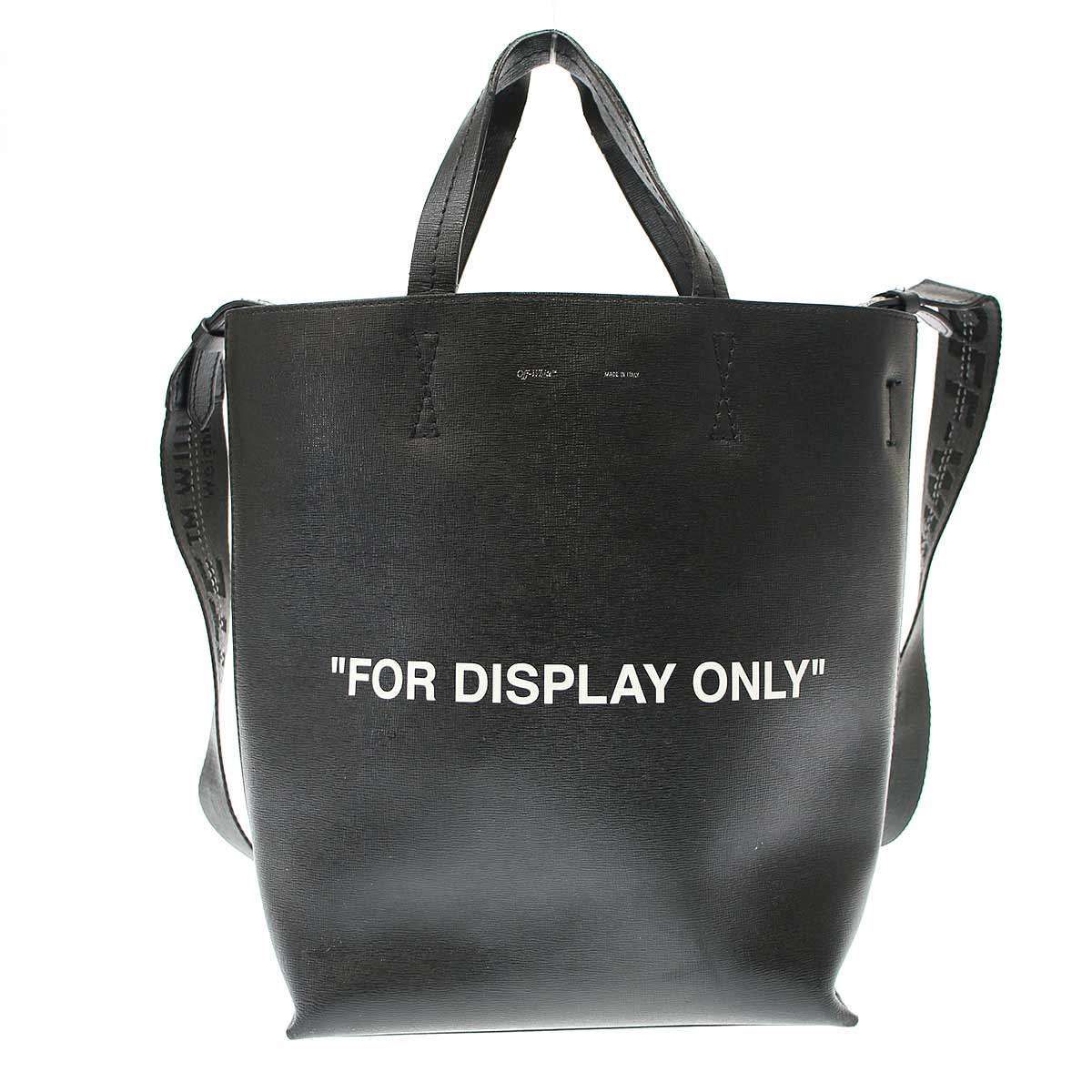 OFF-WHITE オフホワイト FOR DISPLAY ONLY 2WAY ショルダーバッグ 