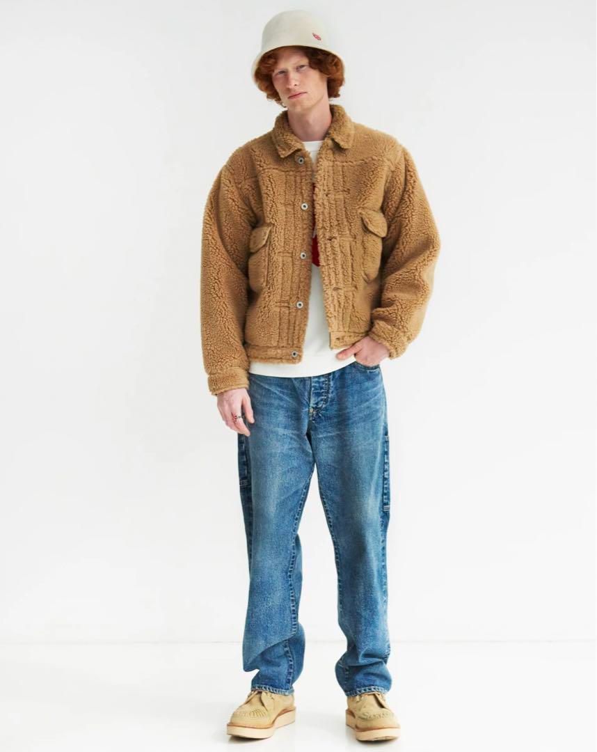 HUMAN MADE WOOL BLENDED BOA FLEECE WORK ジャケット HM26JK034