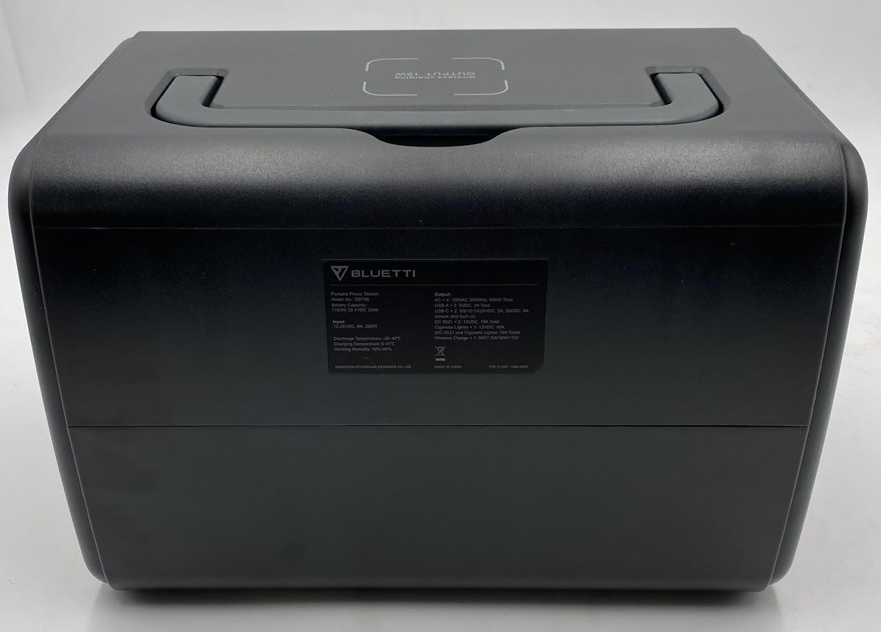 極美品】BLUETTI 大容量 ポータブル電源 EB70S 716Wh AC800W(瞬間最大 