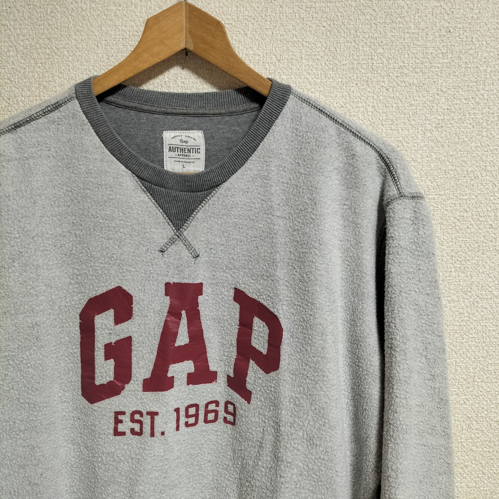 ☆OLD GAP 13AW プルオーバー スウェット トレーナー リバース仕様