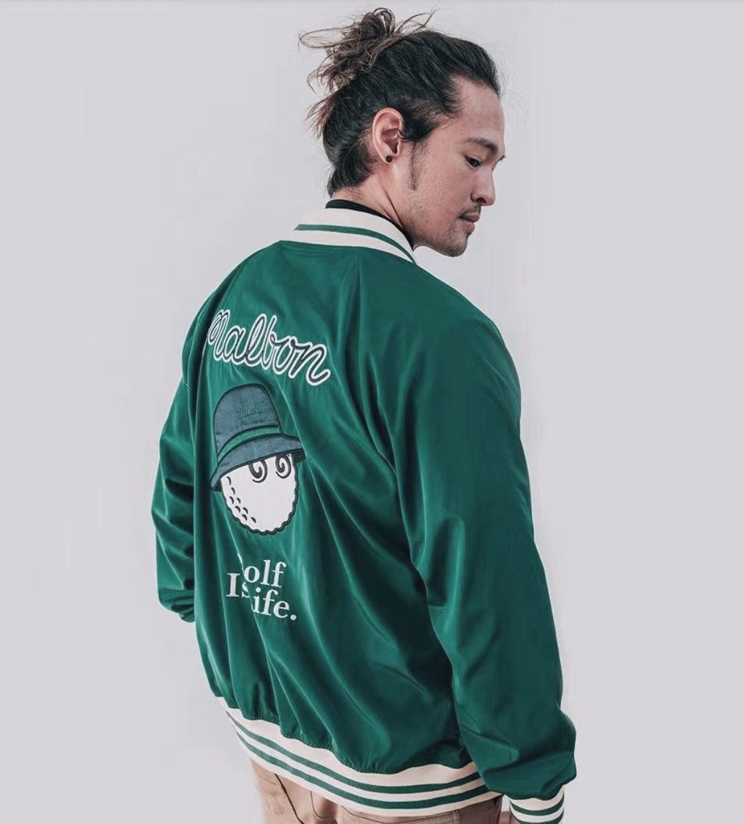 M MALBON GOLF  マルボン　ゴルフ　スタジャン　スニード　長袖 M MALBON GOLF マルボン ゴルフ スタジャン スニード 長袖