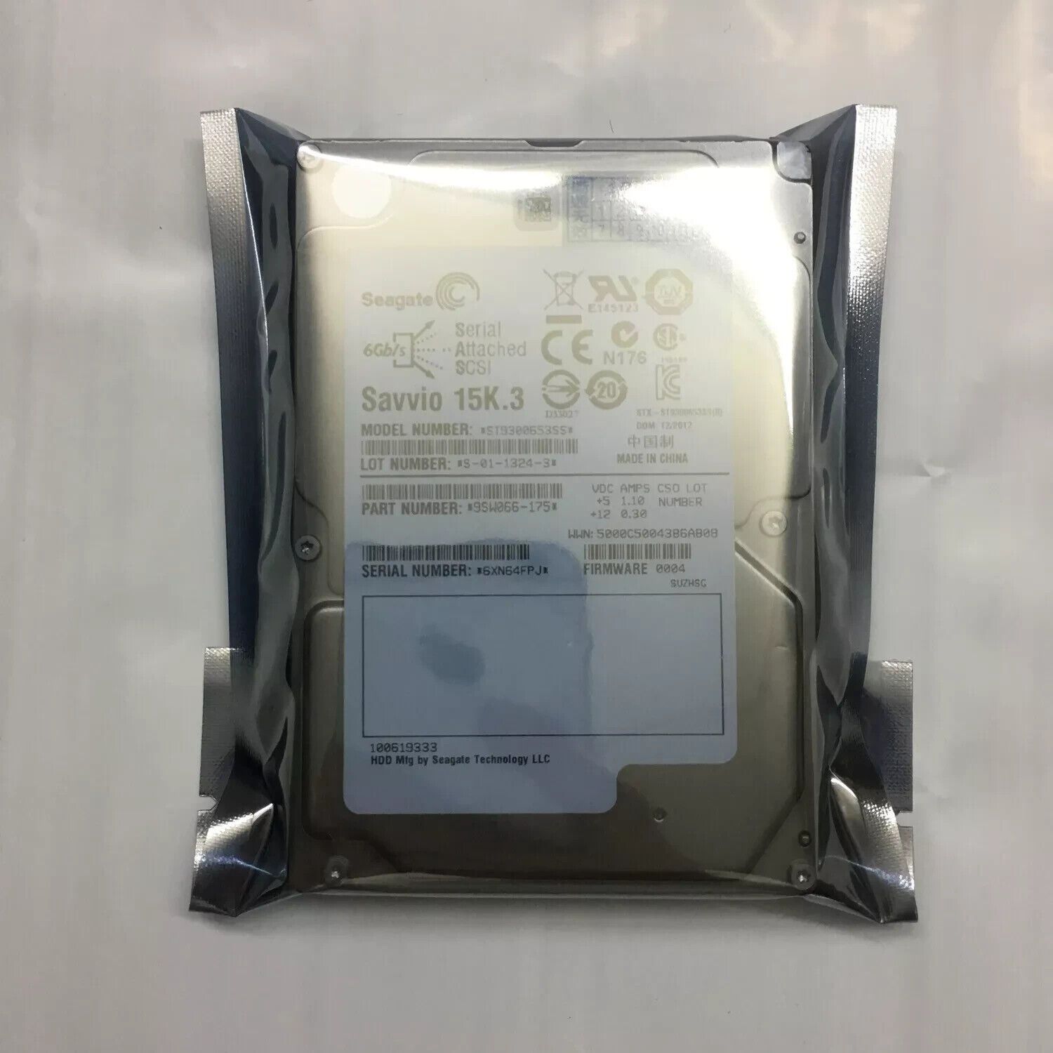 Seagate ST9300653SS 300GB 15K.3 2.5