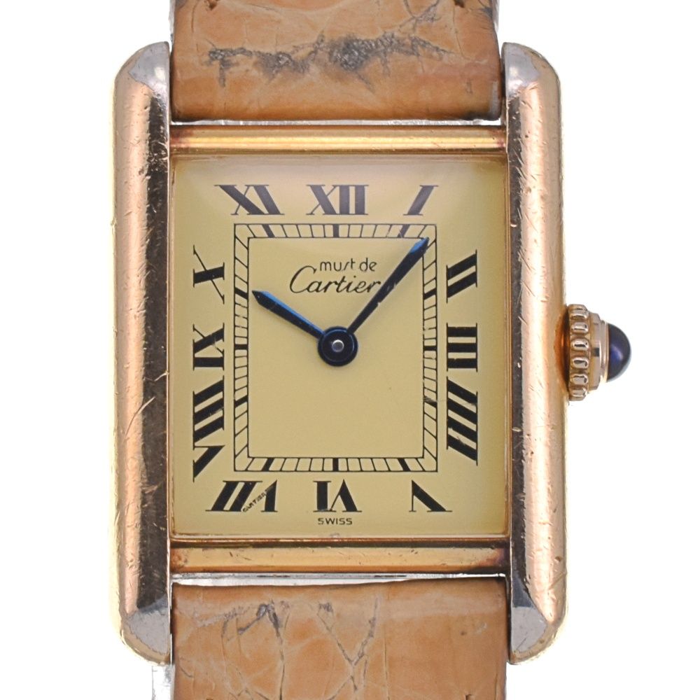 Cartier マストタンク SV925 ヴェルメイユ5057001 Cartier △ カルティエ CARTIER 5057001 マストタンク