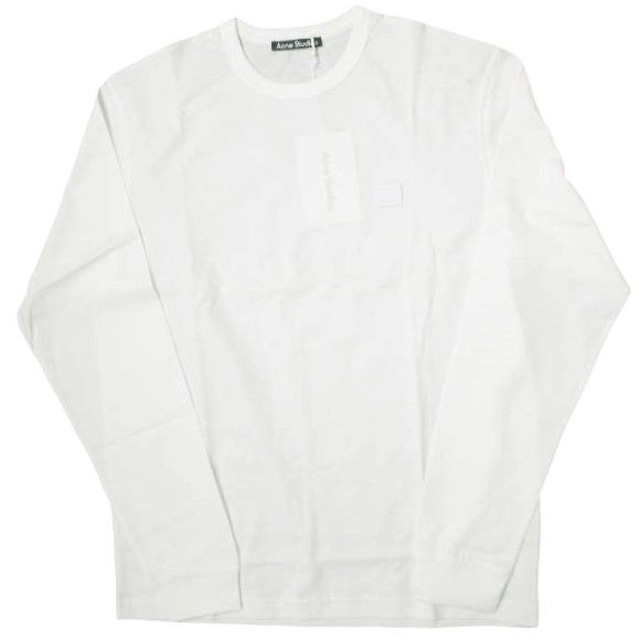 Acne Studios ロングスリーブロゴTシャツ　ダスティホワイト Acne Studios ロングスリーブロゴTシャツ ダスティホワイト Acne