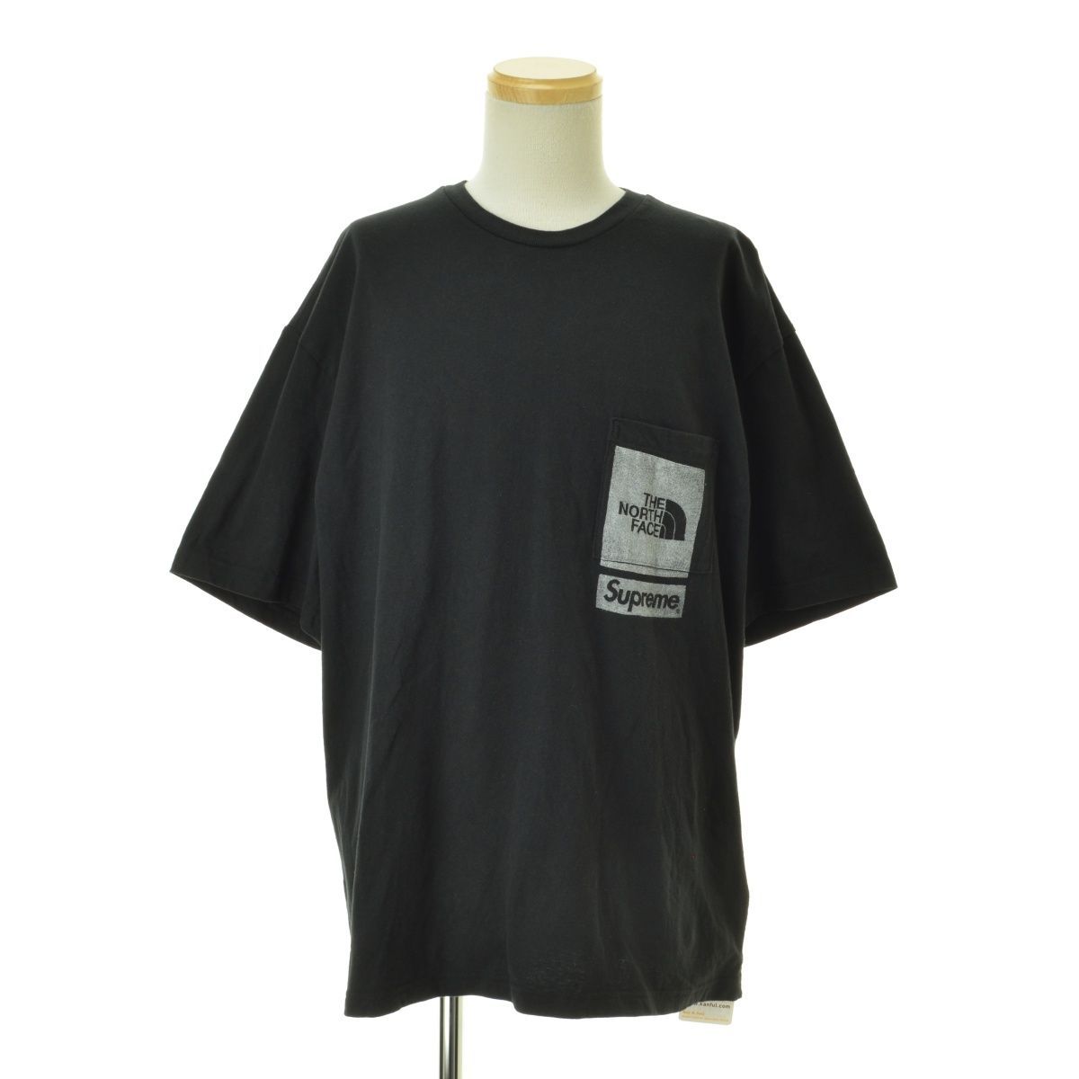 Supreme The North Face S/S Top 黒 L 送料無料トップス