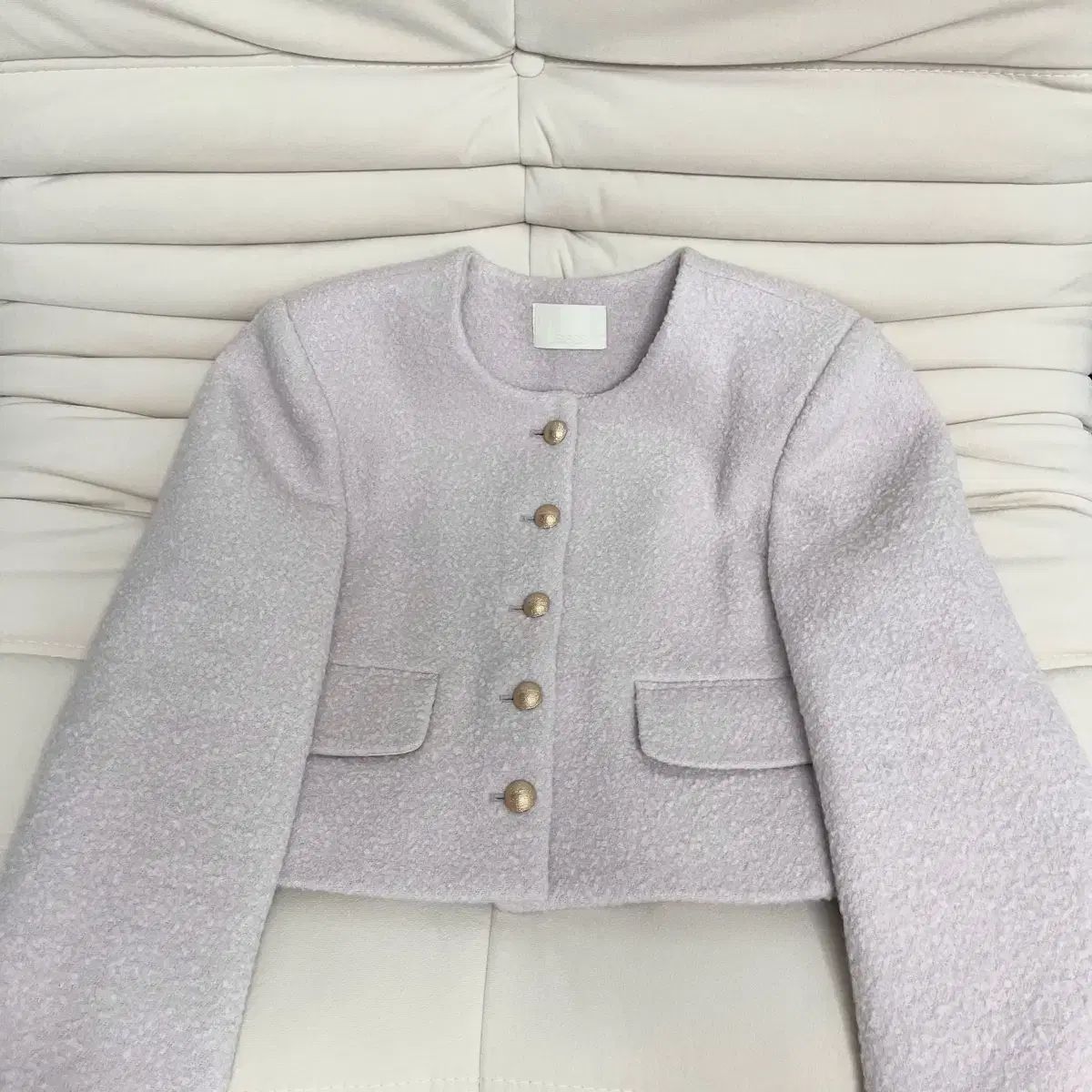 The wish リース Leeds ツイード セットアップ ジャケット スカート セット