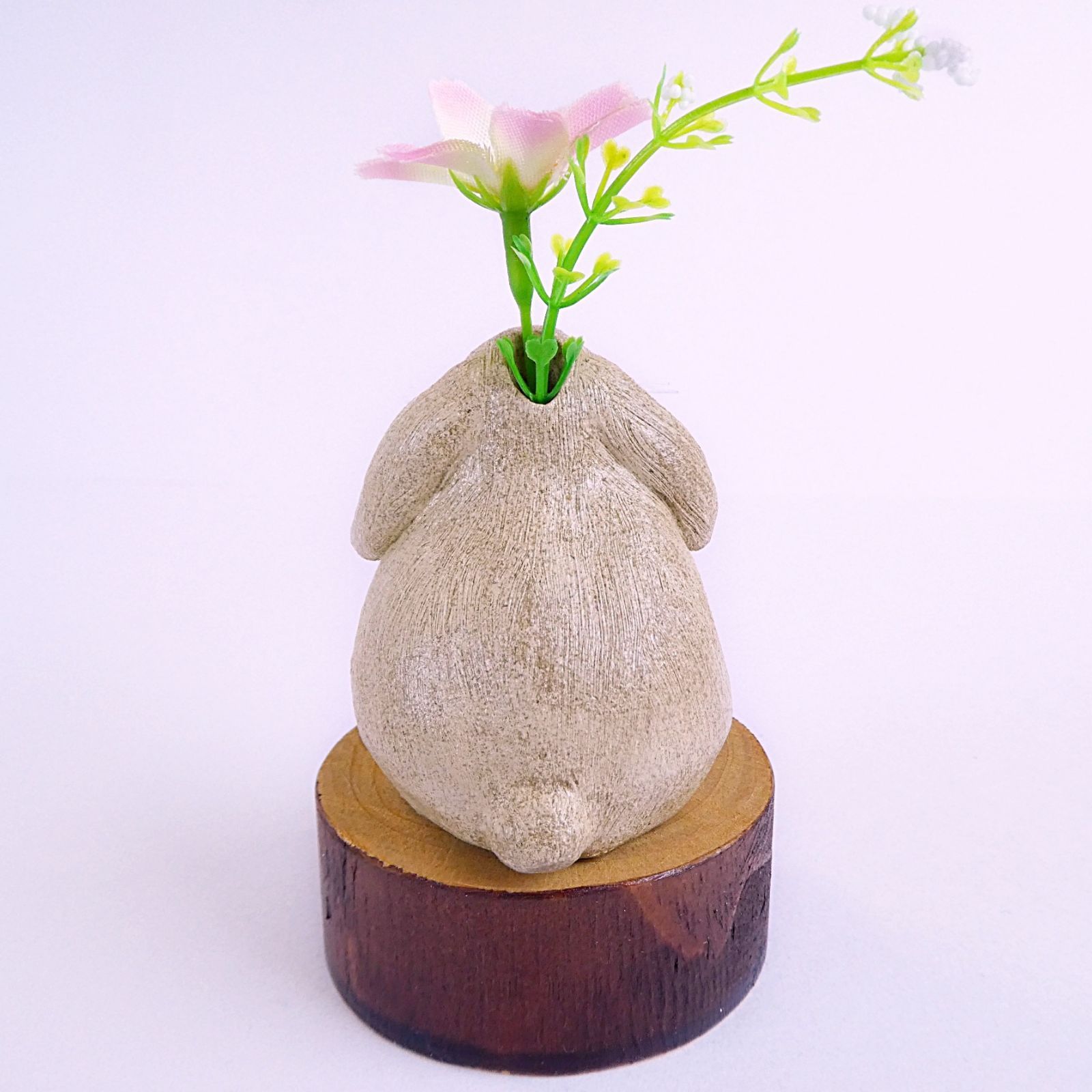 うさぎの置物(茶色/垂耳)＊ホーランドロップ＊ロップイヤー＊ドライ
