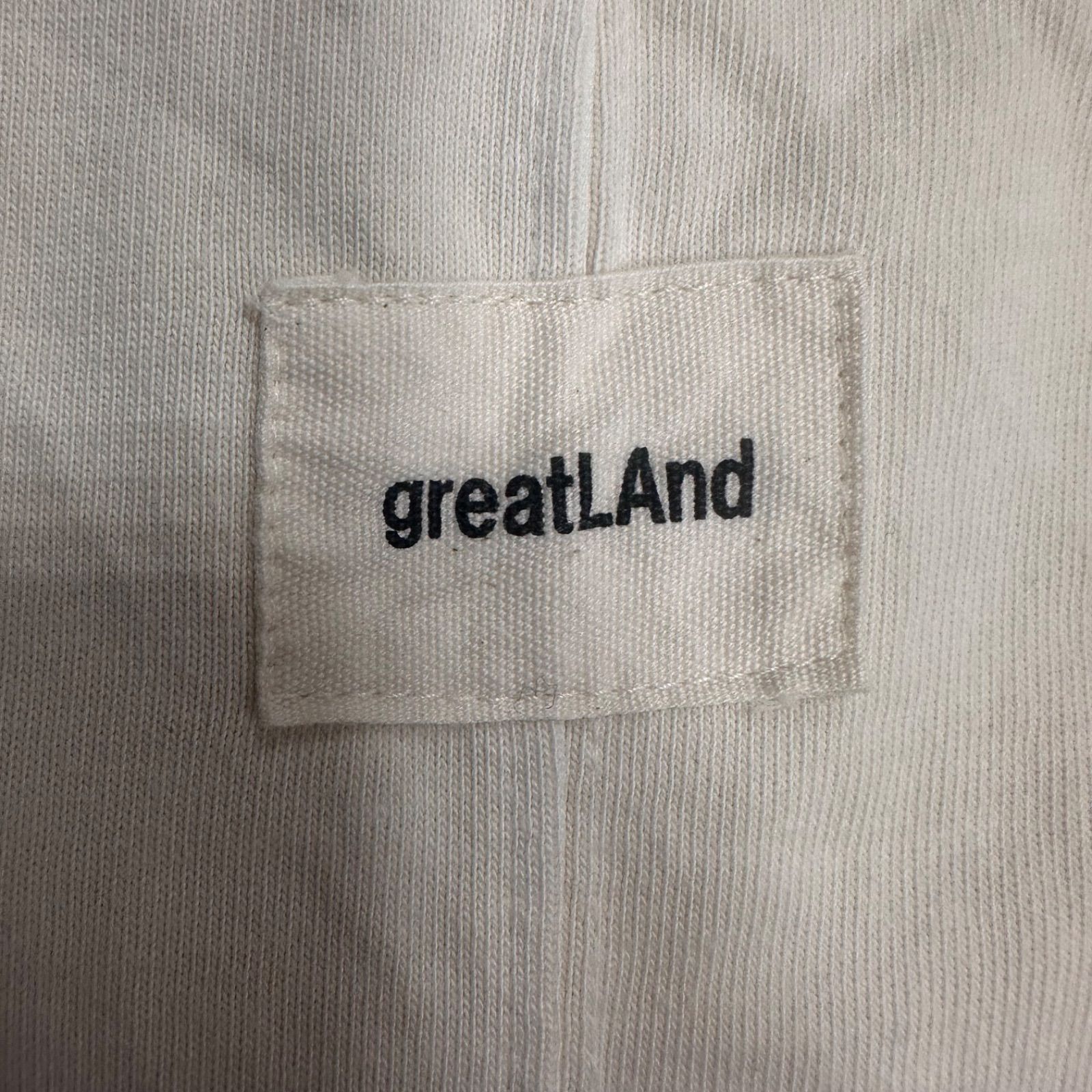 トップス greatLAnd ORIGINAL Chad TANK TOP greatLAnd ORIGINAL LAYERED LONG TANK TOP WHITE