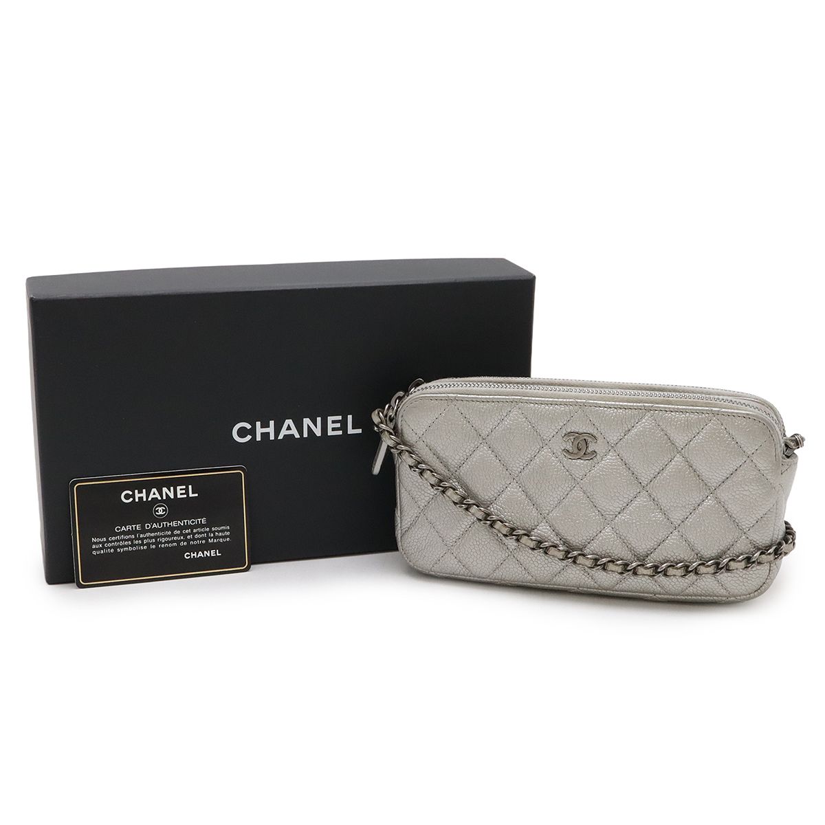 【25Cruise☆】CHANEL チェーンウォレット チェーン ウォレット - スモール レザー グッズ | CHANEL