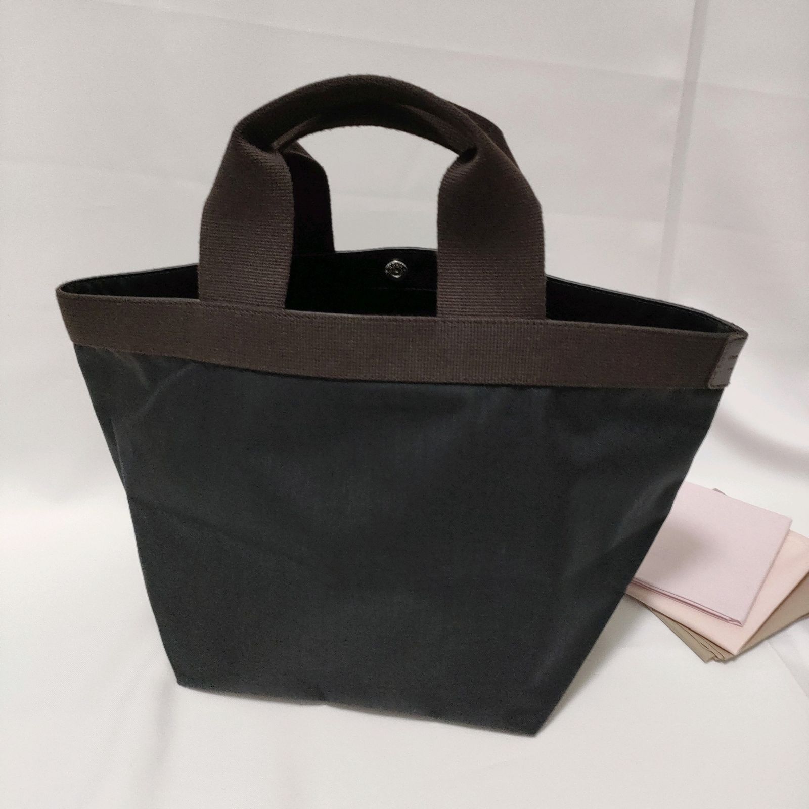 【美品】エルベシャプリエ トートバッグ 707C ノワール モカ Amazon | [エルベシャプリエ] Herve Chapelier バッグ(トート
