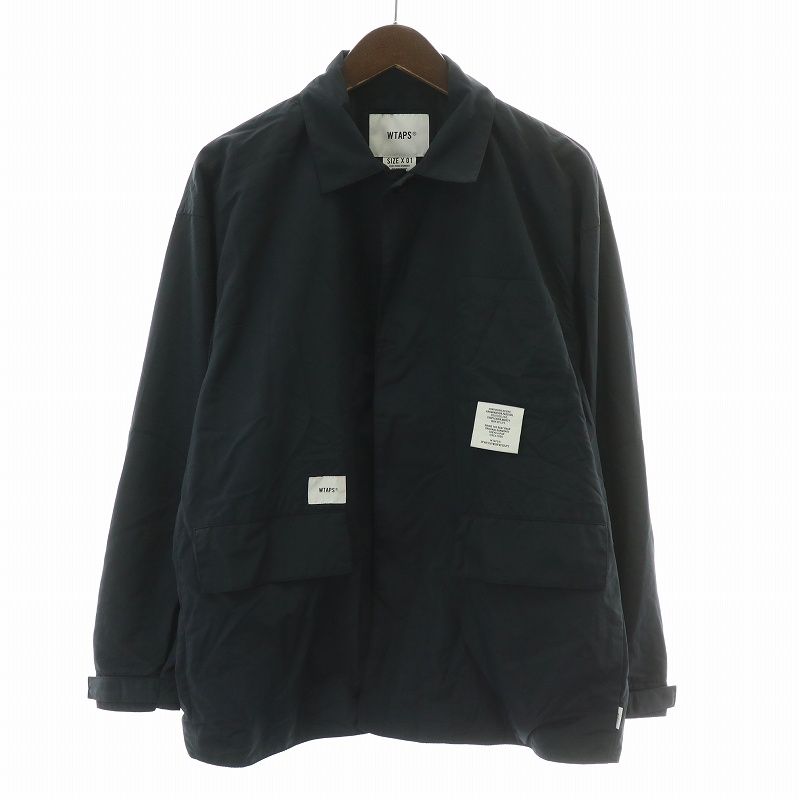 WTAPS ステンカラーコート 紺 ダブルタップス WTAPS ステンカラー