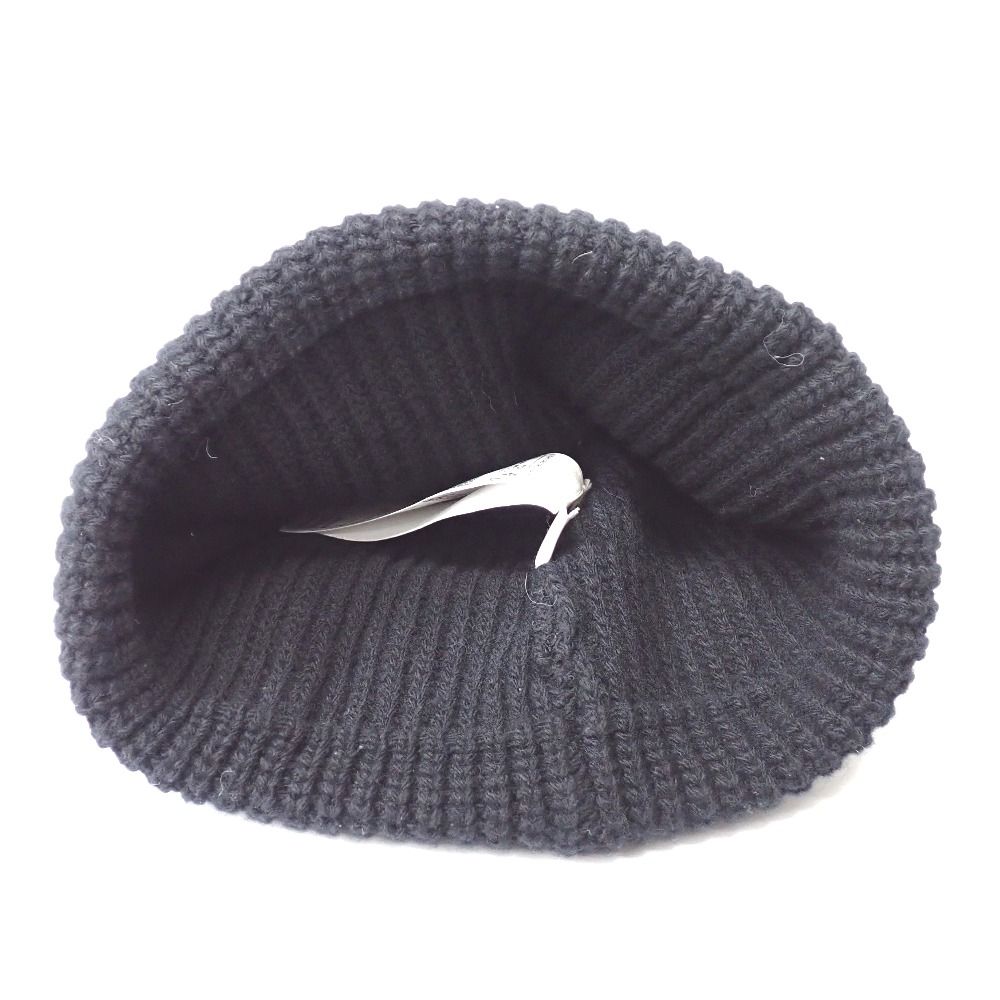 Ft1238751 セリーヌ ニットキャップ フェルトロゴニットビーニー