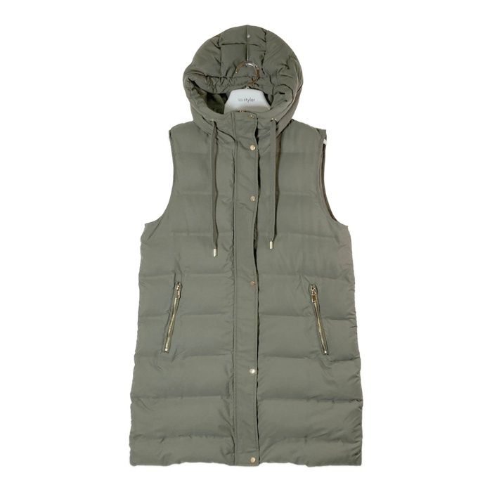 カーキ フード付きダウンベスト　ザラ　タグ付き　完売品 カーキ フード付きダウンベスト ザラ タグ付き 完売品 楽天市場】zara