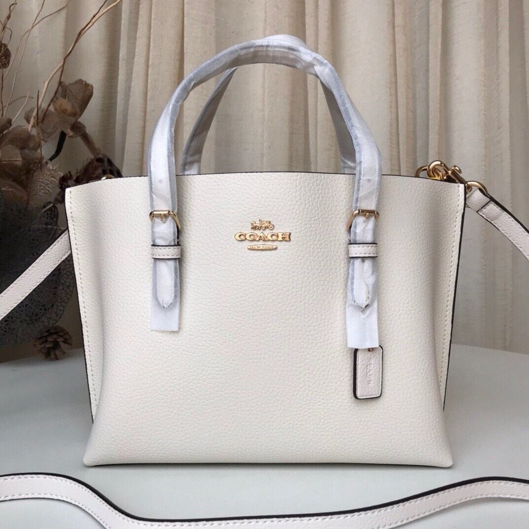 最も完璧な COACH コーチバッグ C4084 チョーク ハンドバッグ ショルダー バッグ