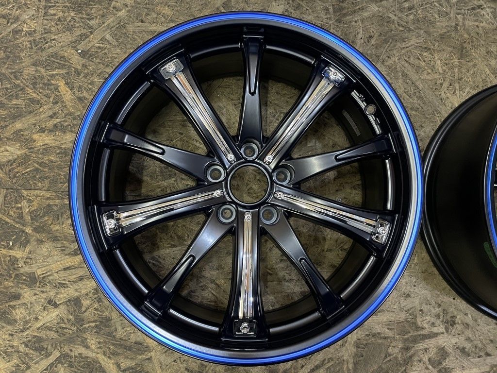新品 BLEST Bahnsport TYPE505 バーンシュポルト 19インチ 4本 7.5J5HPCD114.3+38 マットブラック アルファード等　(VHV132)クレジットカード QRコード決済可能 新品 BLEST Bahnsport TYPE505 バーンシュポルト 19インチ 4本 7.5