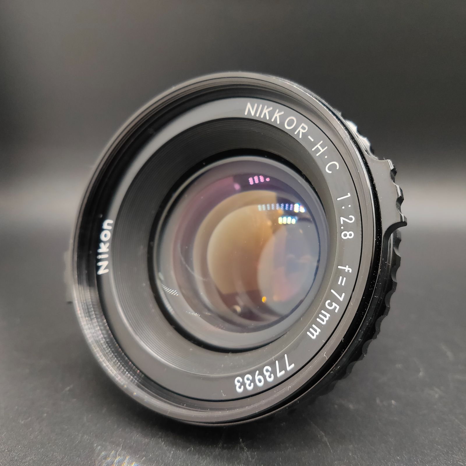 Nikkor-H•C 75mm F2.8 ブロニカ用 整備済み美品 希少 整備済み】Nikon Nikkor H C 75mm F2.8 ブロニカ用 良品 ZENZA BRONICA