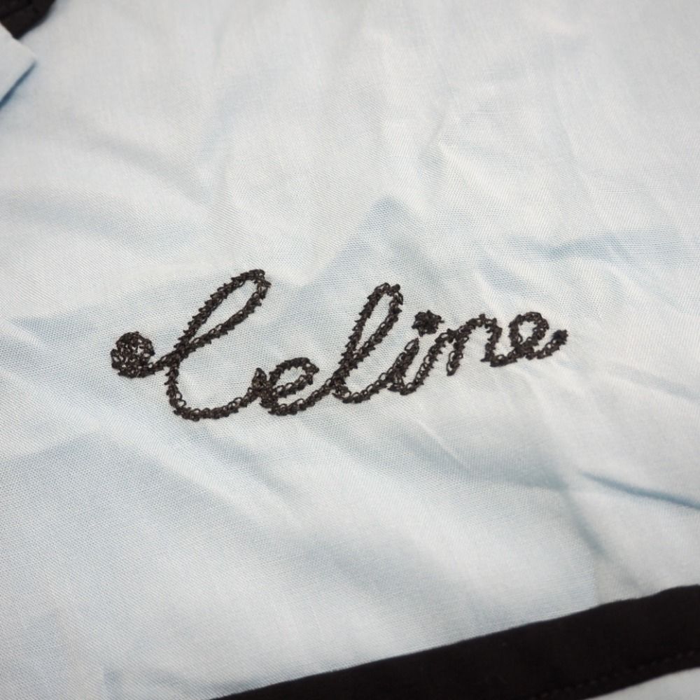 CELINE セリーヌ　2C516852C ロゴ刺繍ルーズボーリング半袖シャツ 楽天市場】CELINE/セリーヌ 2C516852C ルーズボーリングシャツ