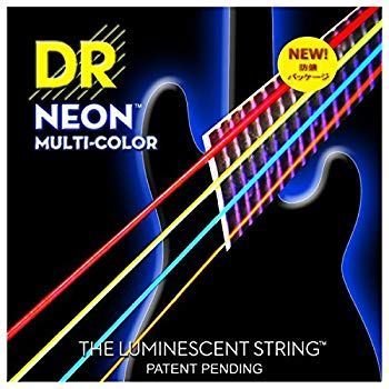 【中古】【非常に良い】DR ベース弦 NEON ニッケルメッキ マルチ カラー コーテッド .045-.105 NMCB-45 rdzdsi3