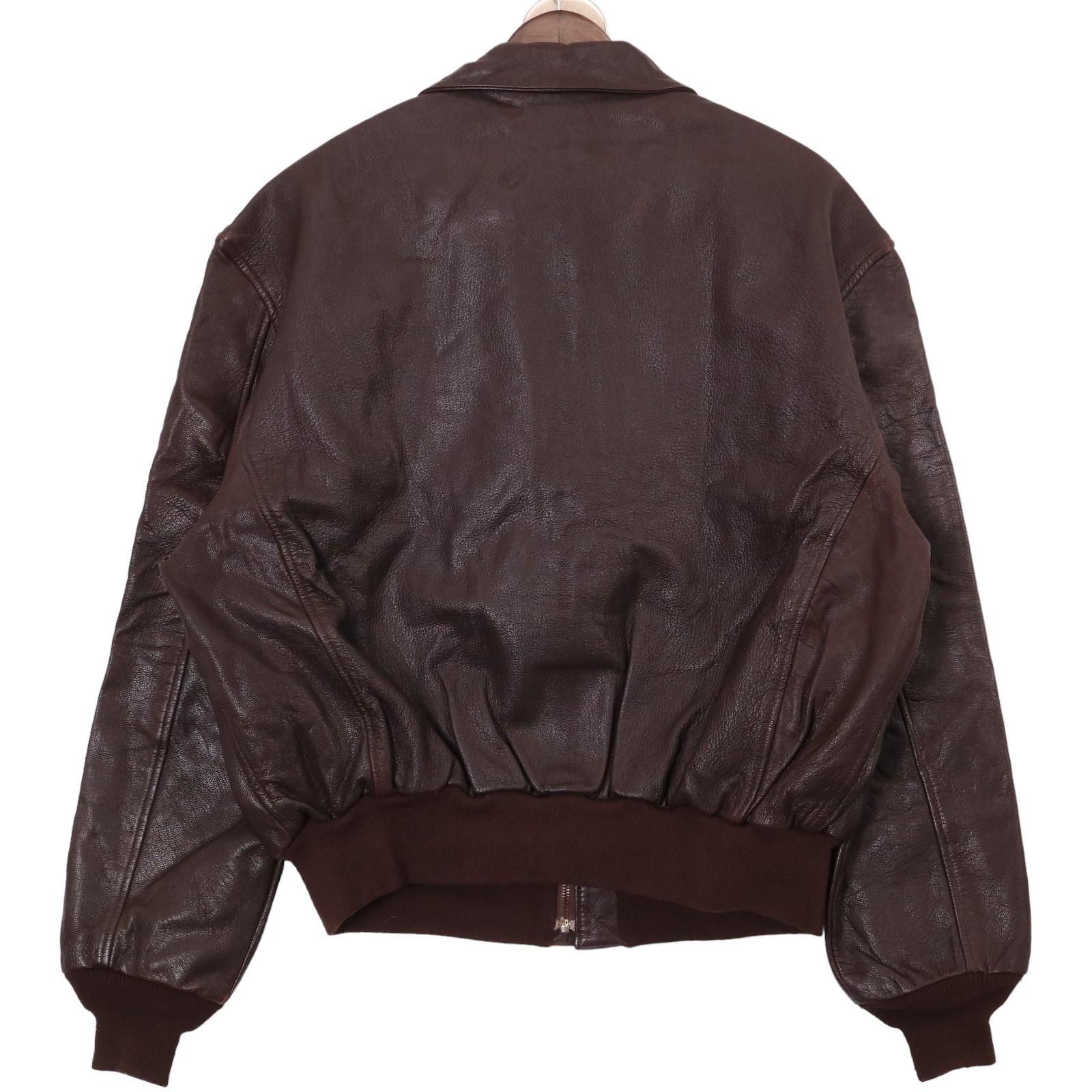 80年代 USA製 Cooper クーパー A-2 フライトジャケット レザー