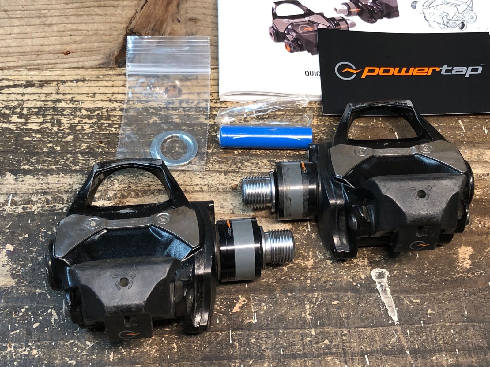 IY649 サイクルオプス CycleOps PowerTap P1 パワーメーター ビンディングペダル セット LOOK KEO対応 接続 済