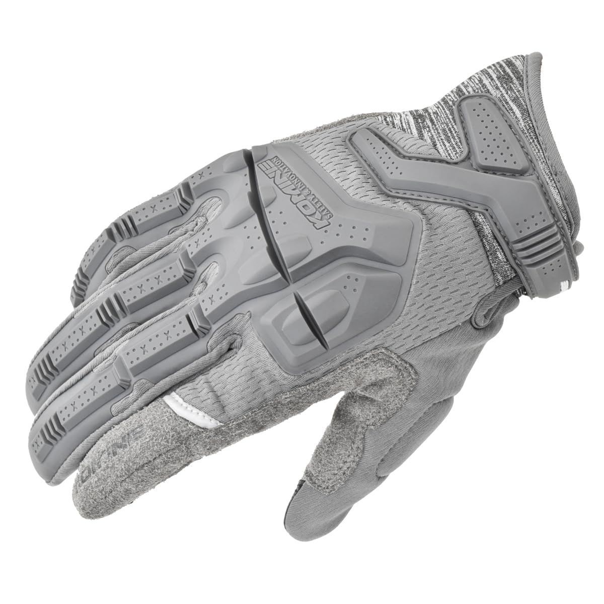 Color Wolf Grey_Size M コミネ KOMINE 2025モデル バイク用 06-2475 GK-2475 アドベンチャーメッシュグローブ Wolf Grey M