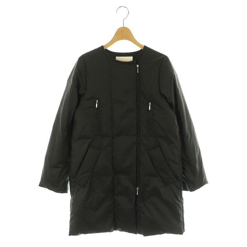 ティヤマイ t.yamai paris ノーカラーダウンコート ダウンジャケット 