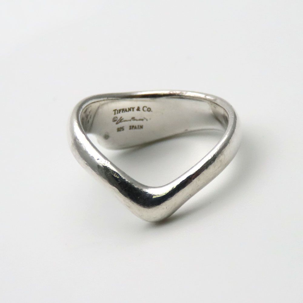 TIFFANY&Co. カーブドウェーブ ハート リング・指輪 SV レディース
