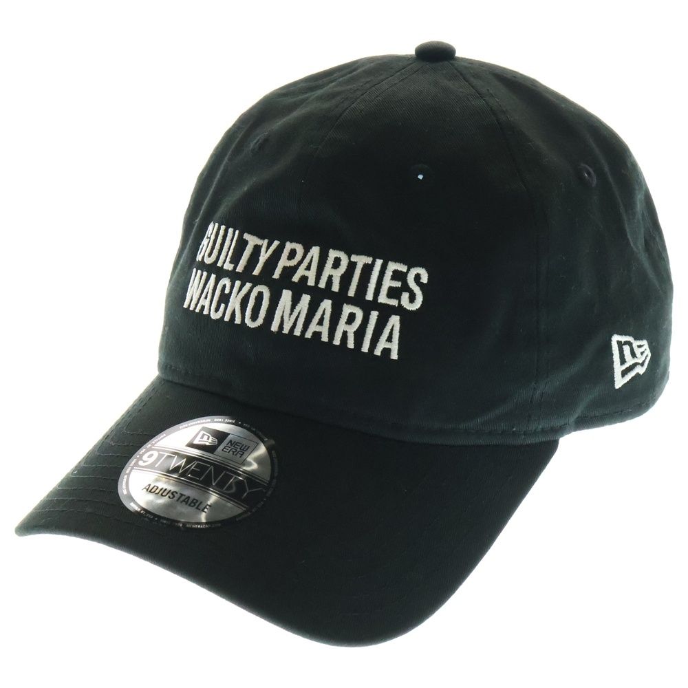 WACKO MARIA ワコマリア ×NEW ERA 9TWENTY ロゴ刺繍 6パネル ベースボールキャップ ブラック