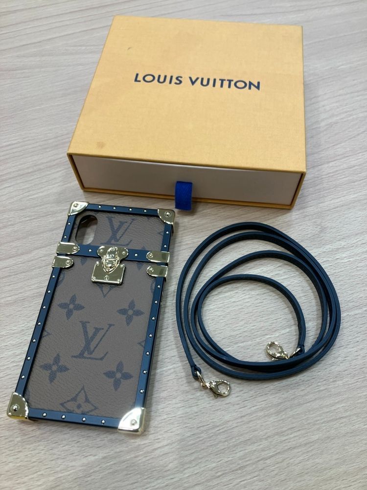 【EL2】 ルイヴィトン M62619 モノグラムリバース アイトランク iPhone X/Xs スマホケース　MK6249