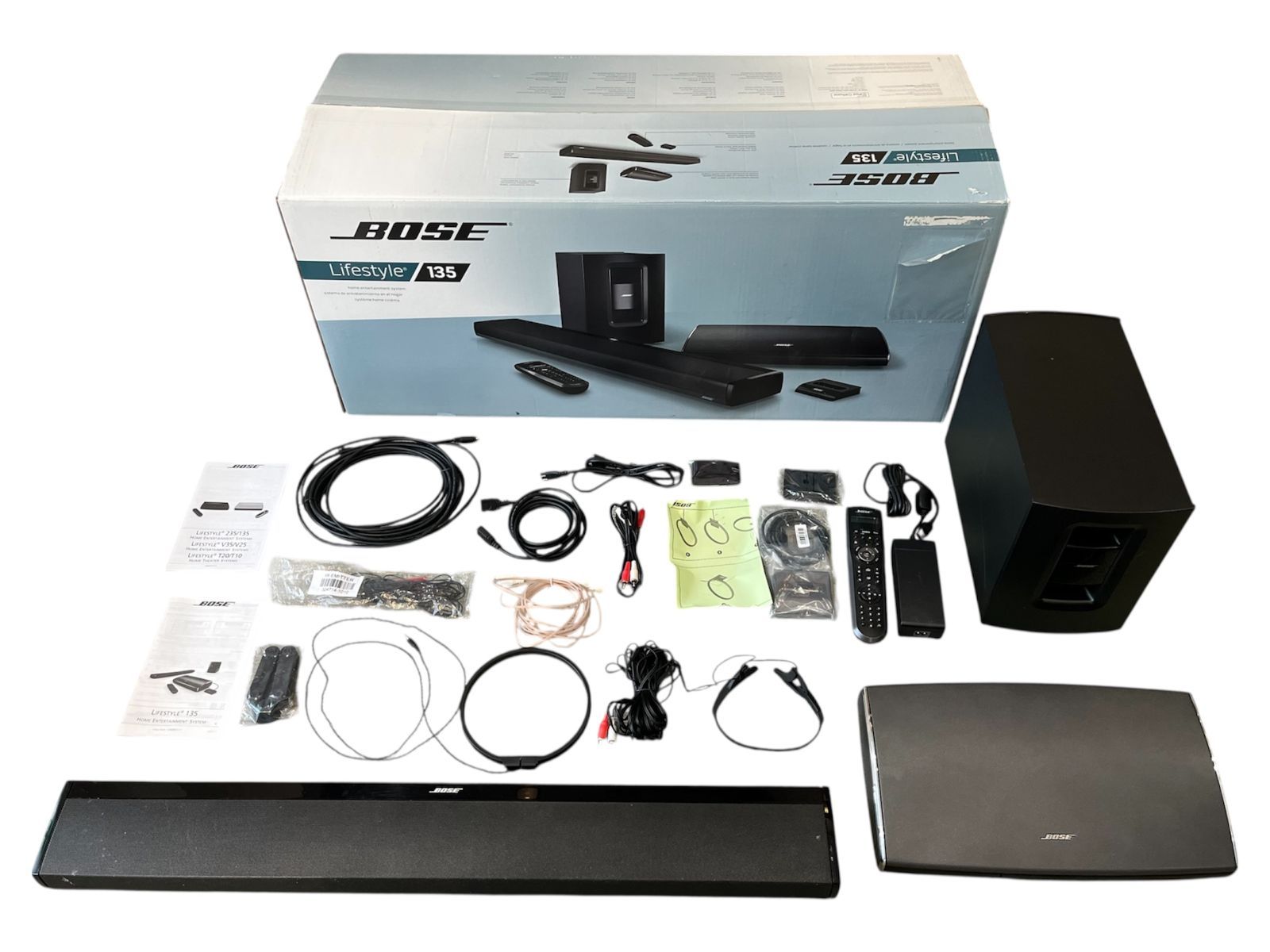 管理101 BOSE Lifestyle 135 動作良好 ホームシアター サウンドバー 本体セット ボーズ 完動品