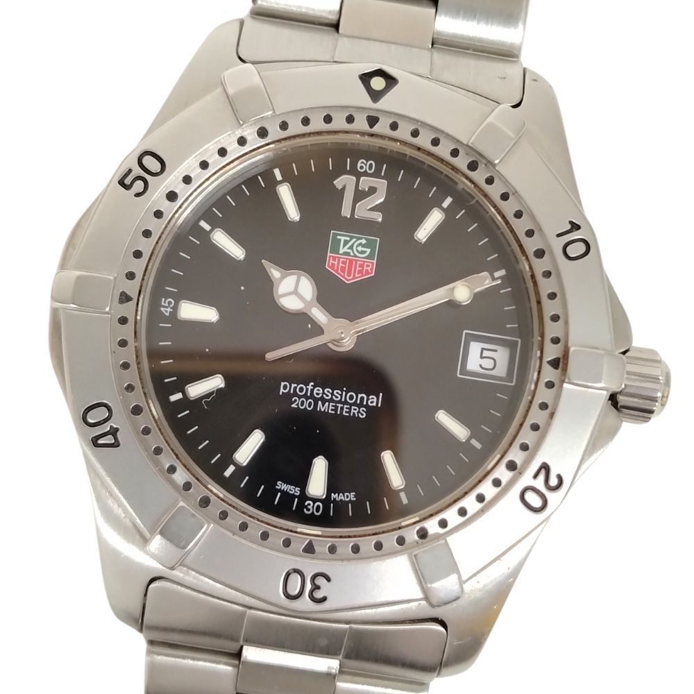 TAG HEUER タグホイヤー WK1110-0 プロフェッショナル 200M デイト クォーツ 腕時計 | C461