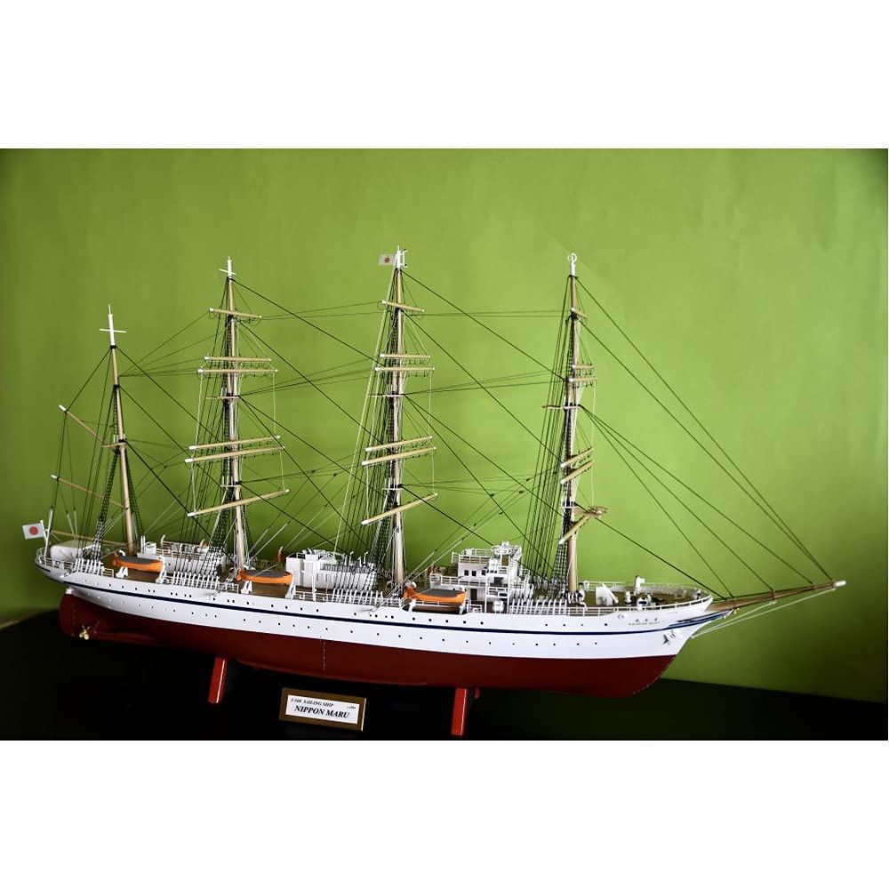 木製帆船模型 帆無 日本丸 組立キット 1/160 ウッディジョー
