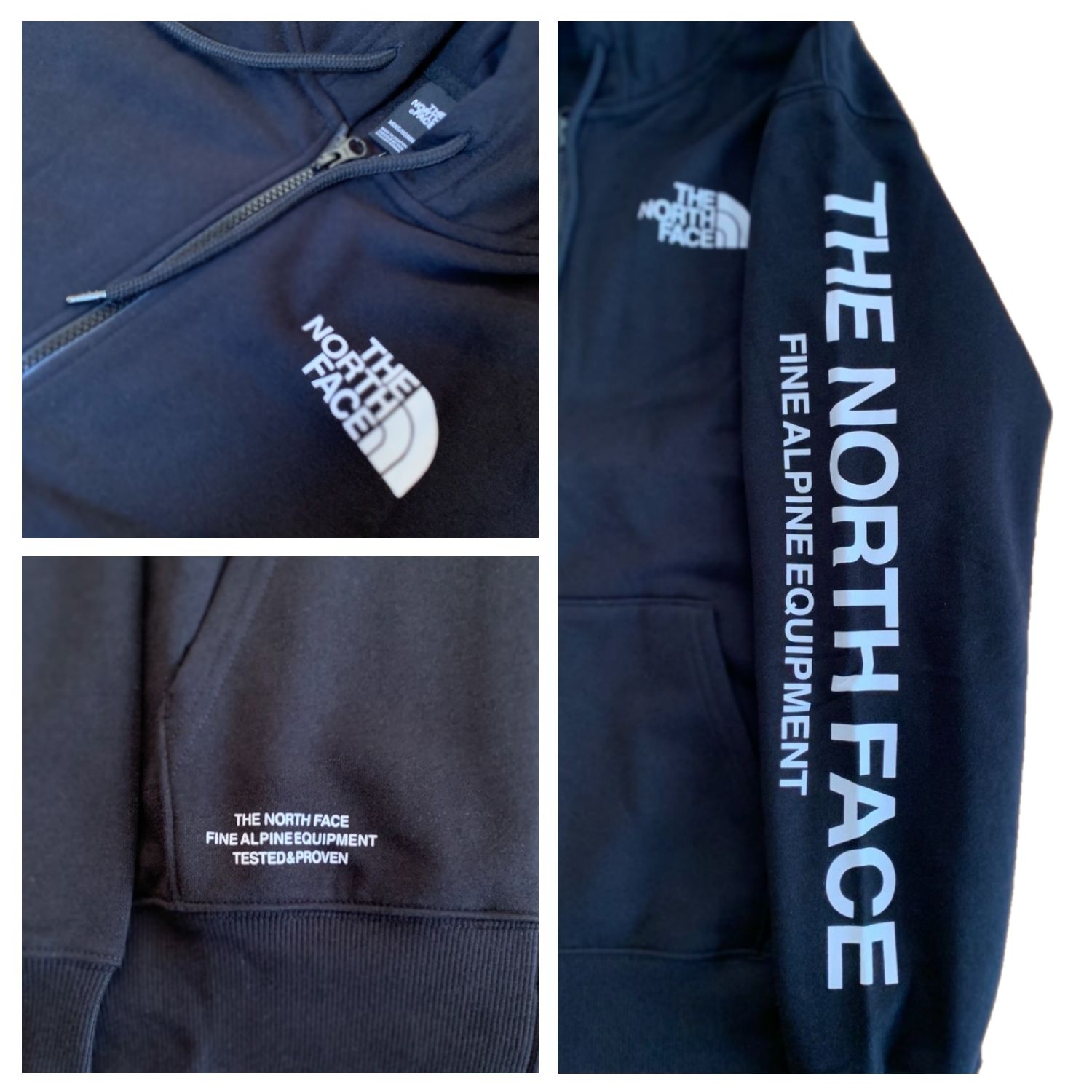 THE NORTH FACE】ロングスリーブ パーカー Black MENS - メルカリ 