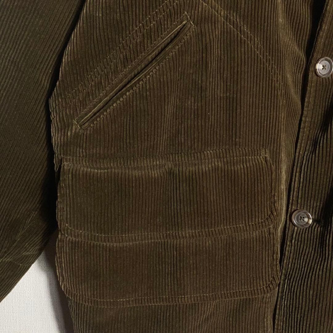 90s RALPH LAUREN カバーオール 太畝コーデュロイ 裏地チェック - メルカリ