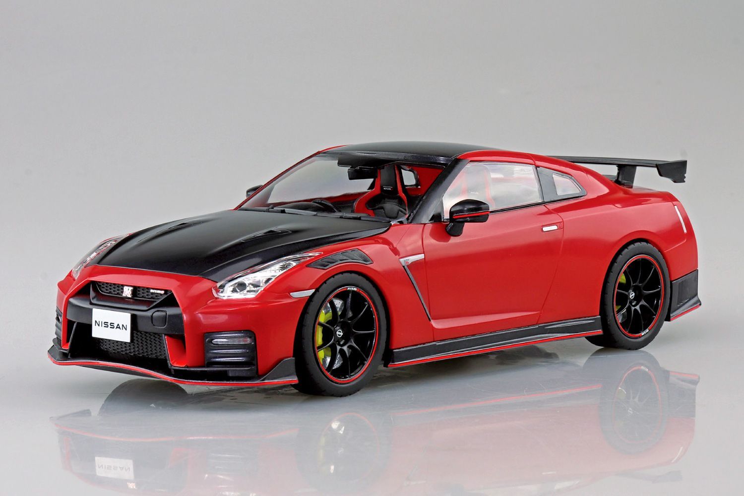 アオシマ プラモデル 1/24 楽プラ スナップカー No.2-VR R35 NISSAN GT 