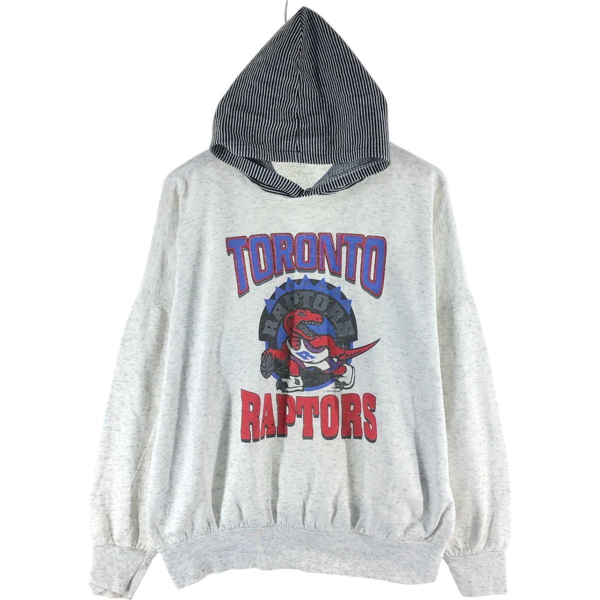 古着 90年代 NBA TORONTO RAPTORS トロントラプターズ スウェットプルオーバーパーカー メンズL相当 ヴィンテージ/eaa522165