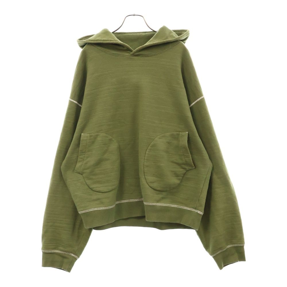 cmmawear (コマウェア) GLOBE HOODIE グローブステッチ プルオーバー  