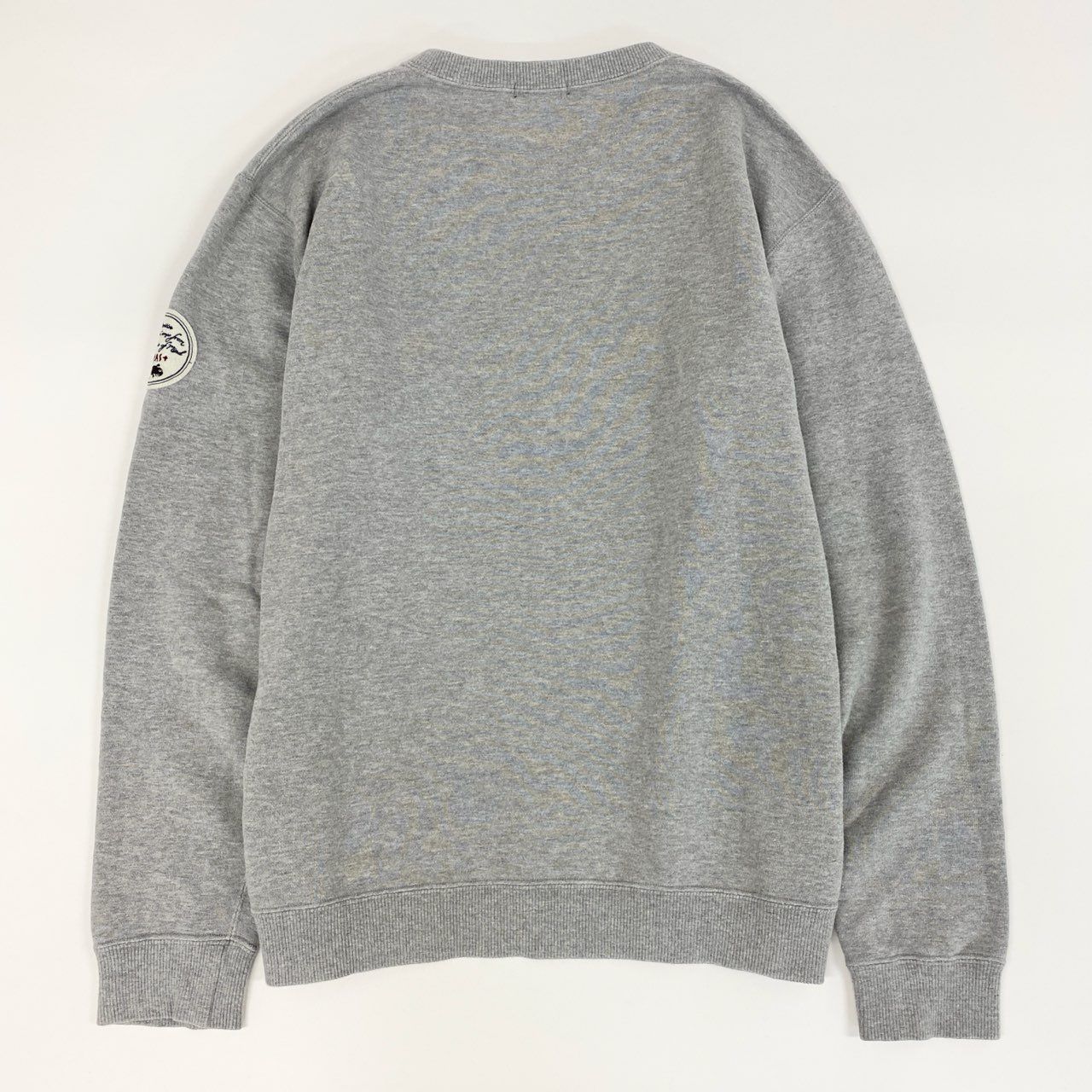 12f11 PAPAS＋ パパスプラス トレーナー クルーネック ワッペン 刺繍 