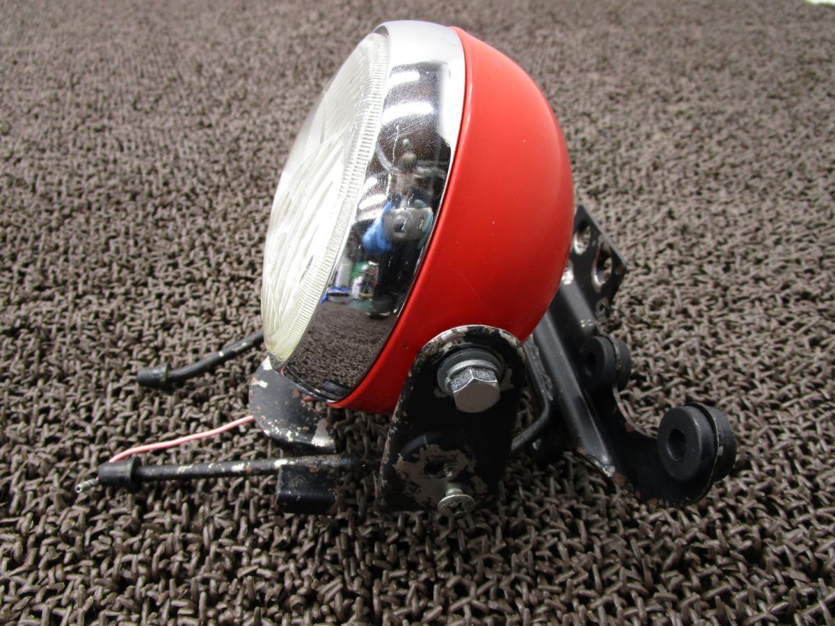 XE75 ヘッドライト ステー ▲A6359 CE75 ホンダ CE75E キャブ車 動画有 6V