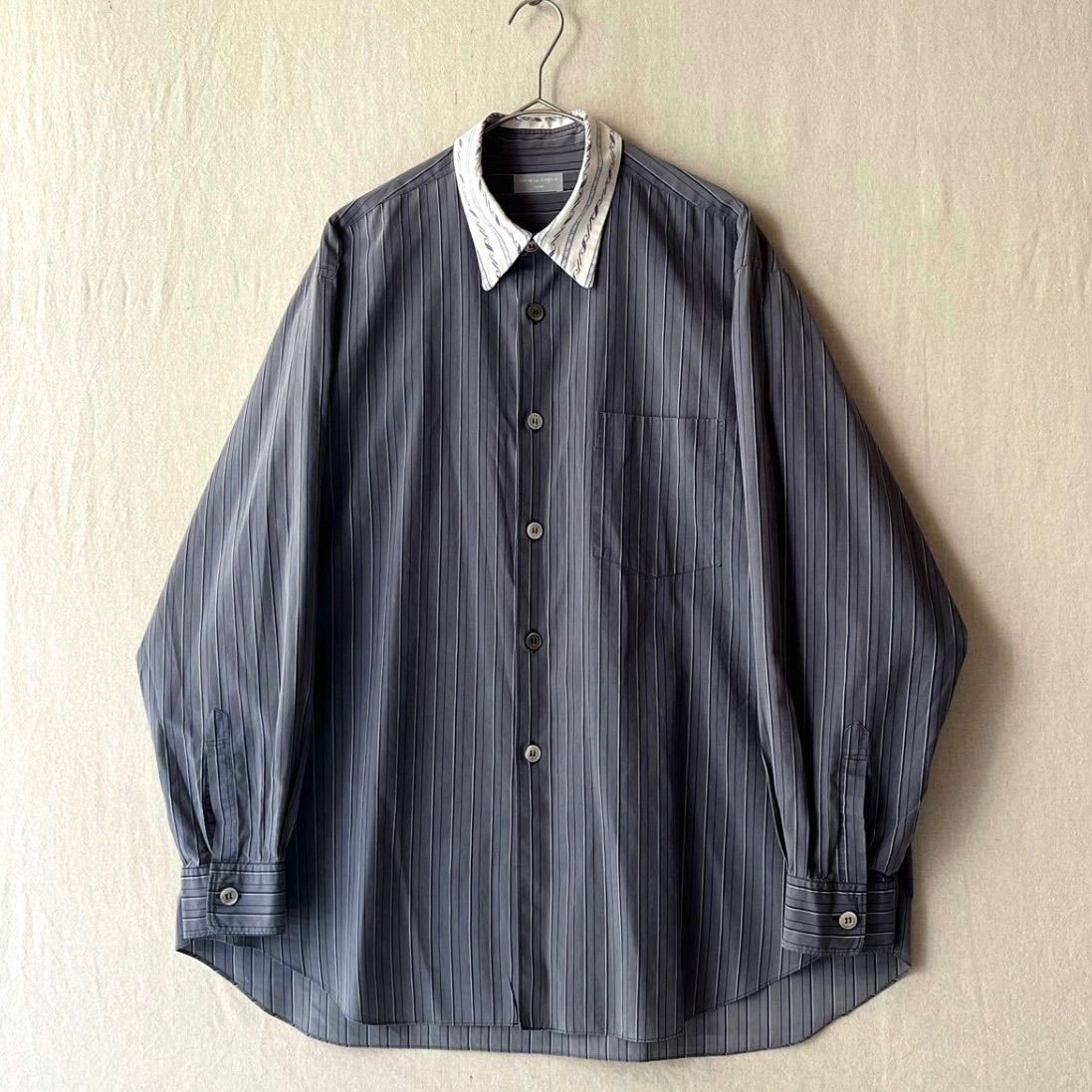 COMME des GARÇONS HOMME ストライプ長袖シャツ 田中 COMME des GARCONS HOMME PLUS - 【COMMEdesGARCONSHOMME】90s