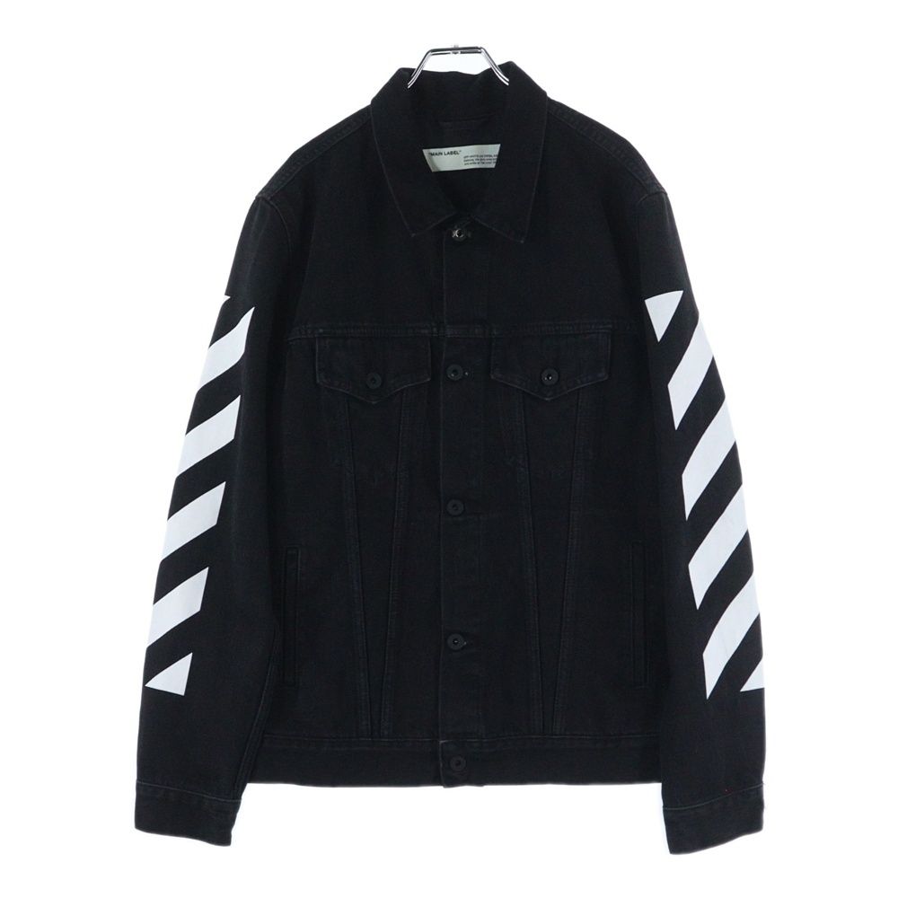 OFF-WHITE オフホワイト 20SS Denim Jacket アローロゴ デニムジャケット ブラック OMYE054R21DEN001