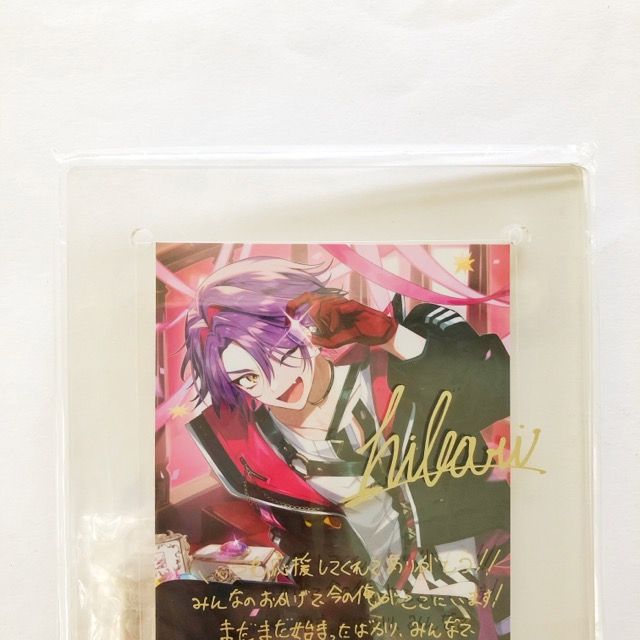 にじさんじ 渡会雲雀 ブロマイド付きアクリルフォトフレーム(複製直筆サイン・メッセージ入り)誕生日 2022【I1557-007】081 にじさんじ 渡会雲雀 ブロマイド付きアクリルフォトフレーム