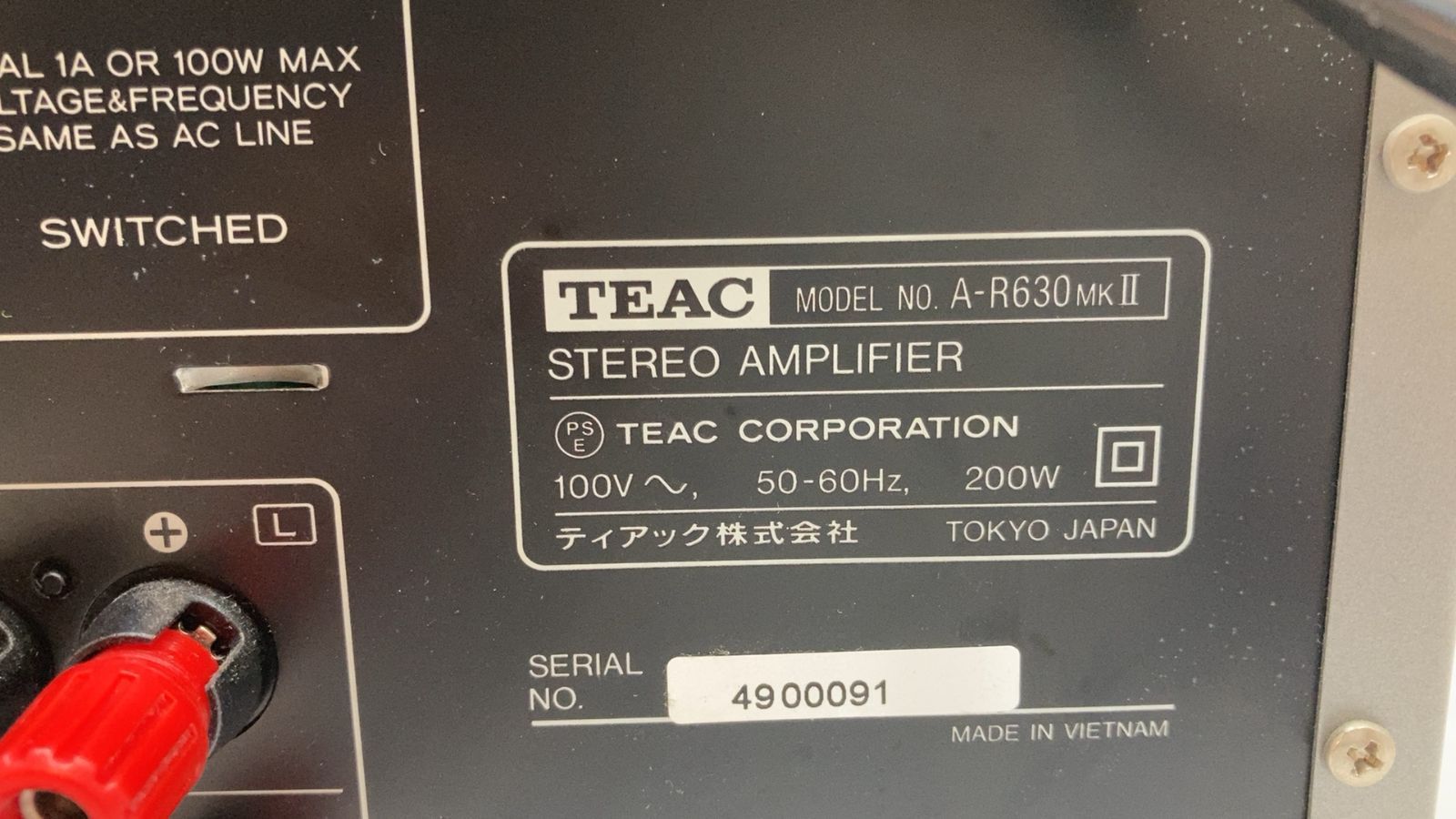TEAC A-R630MKⅡ プリメインアンプ A-R630MK2　2019年製 TEAC A-R630MKII オークション比較 - 価格.com