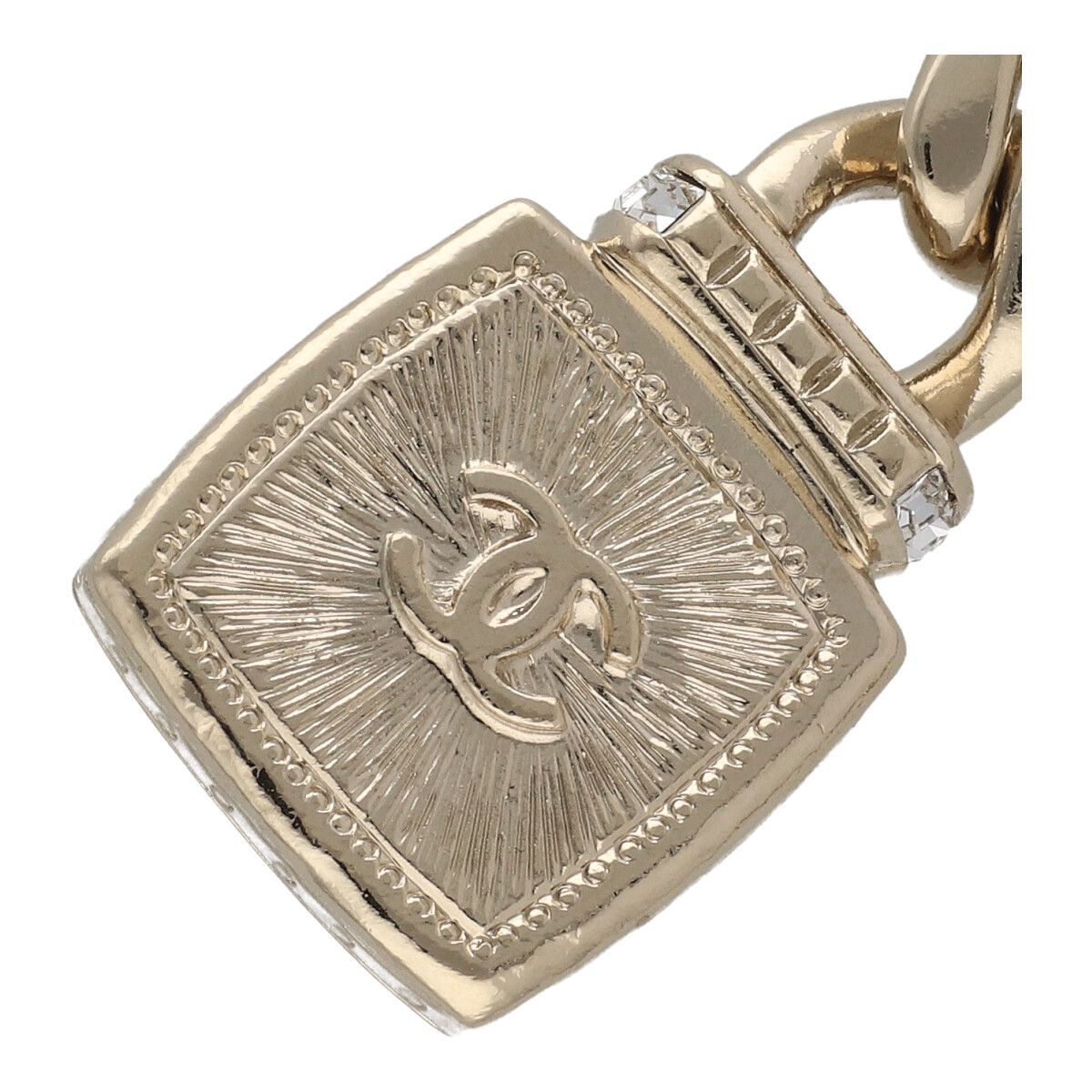 中古】 CHANEL シャネル リップスティック ココマーク チェーン
