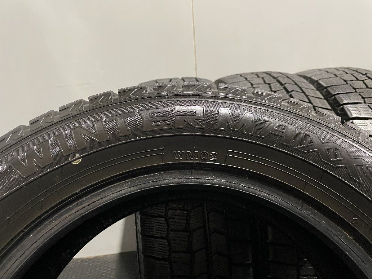 DUNLOP WINTER MAXX WM02 205/60R16 16インチ スタッドレス 4本 23年製 レガシィツーリングワゴン プリウスα ノア SX4等　(KTJ056)