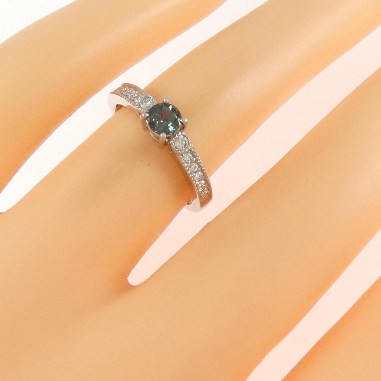 PT900 アレキサンドライト リング 0.28CT - メルカリ